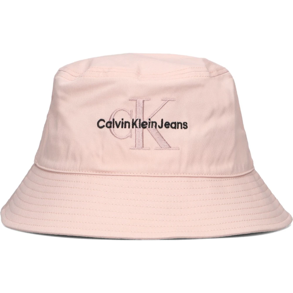 Calvin Klein Monogram Bucket Hat Roze Textiel Pink Dames