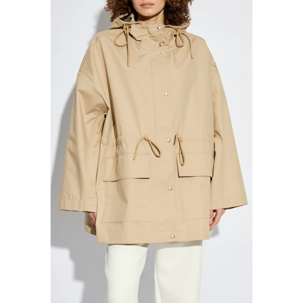 Moncler Capuchonjas Beige Dames