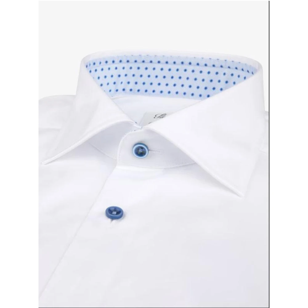 Stenströms Casual Shirts White Heren