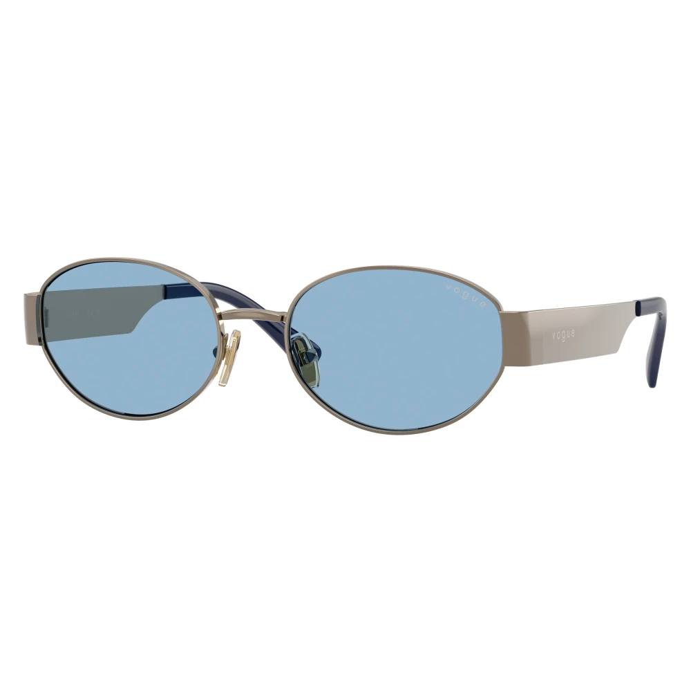 Vogue Eyewear Brown/Blue Vo4362s 513872 Woman Sunglasses Metal Round Normal - Image 2