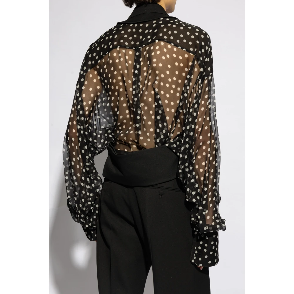 Dolce & Gabbana Vest met open rug Black Heren
