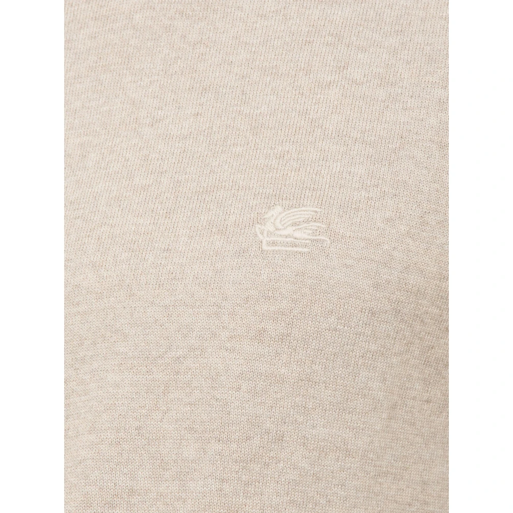 ETRO Gebreide Beige Trui Beige Heren