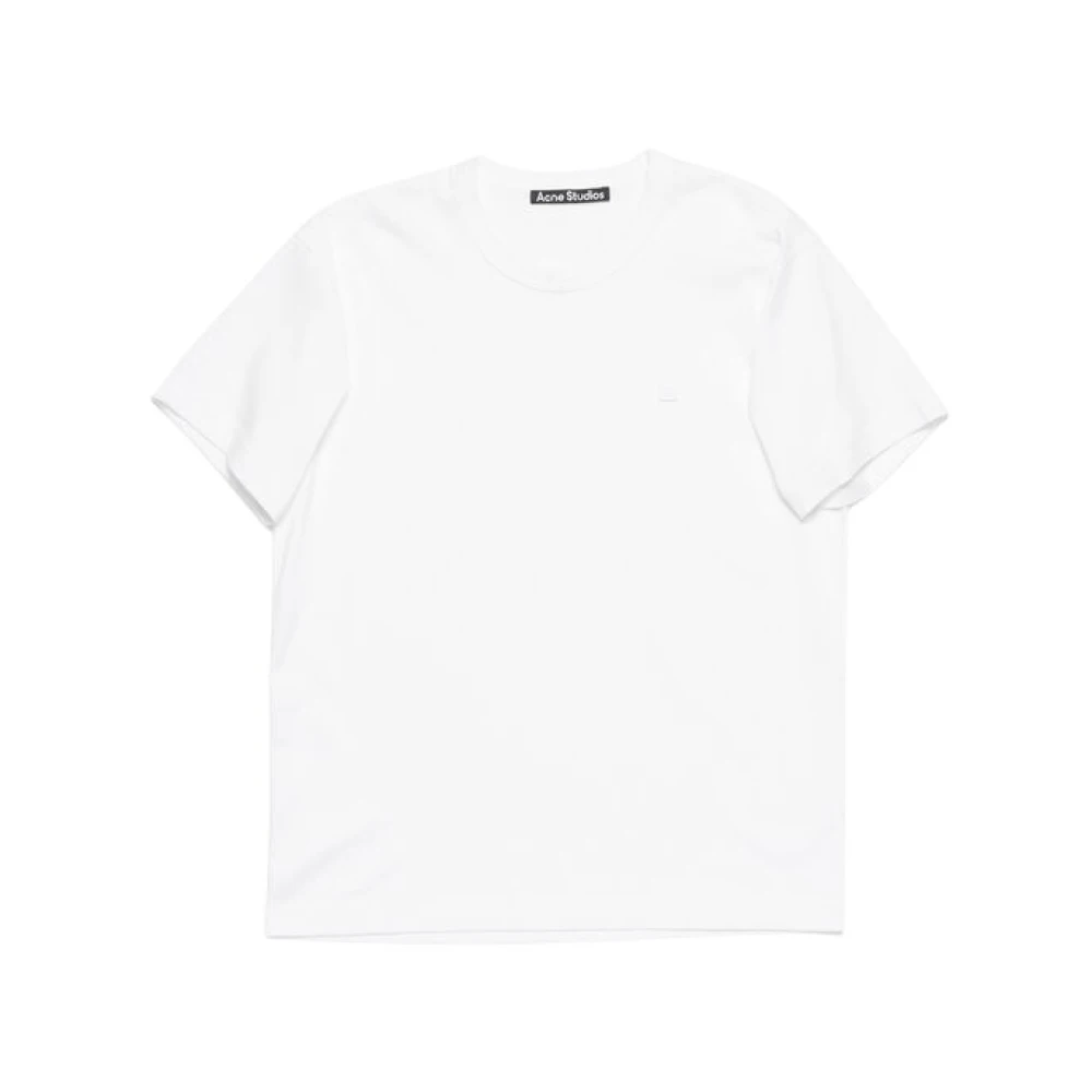 Acne Studios Witte Tshirt Fa-Ux-Tshi000307 White Heren