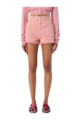 pink-denim-shorts