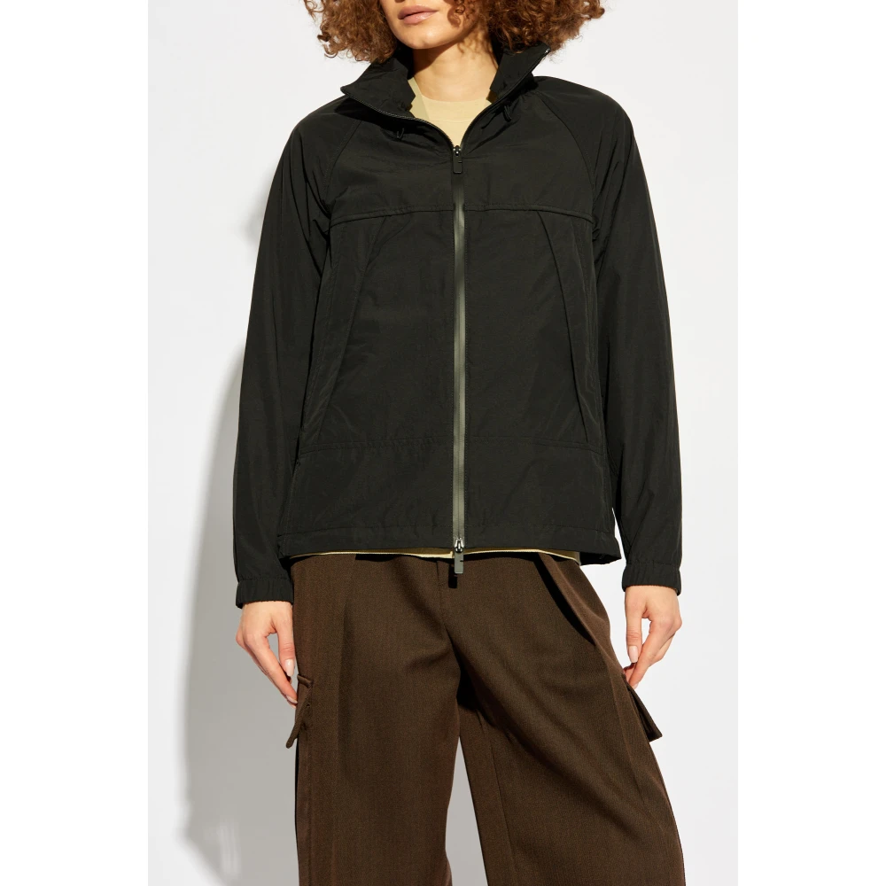 Burberry Lichtgewicht jas met capuchon Black Dames