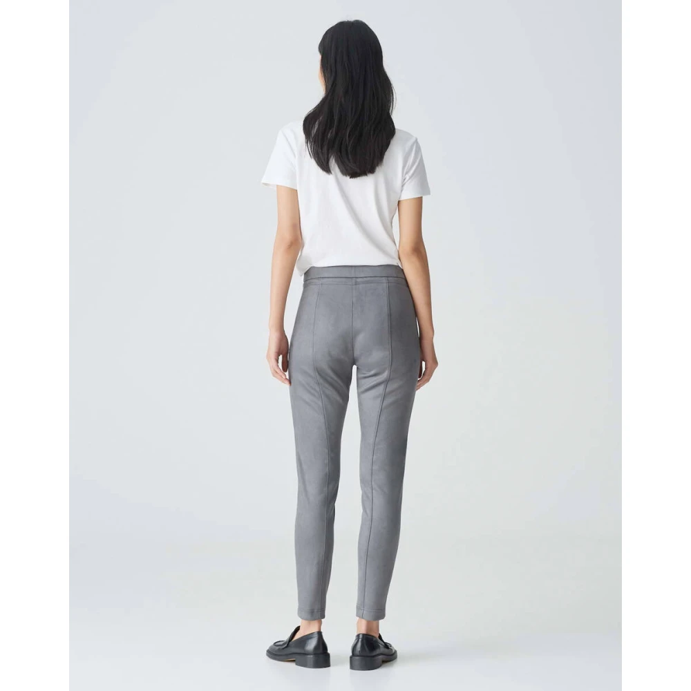 Opus Cargo Broek Elvina Stijl Gray Dames
