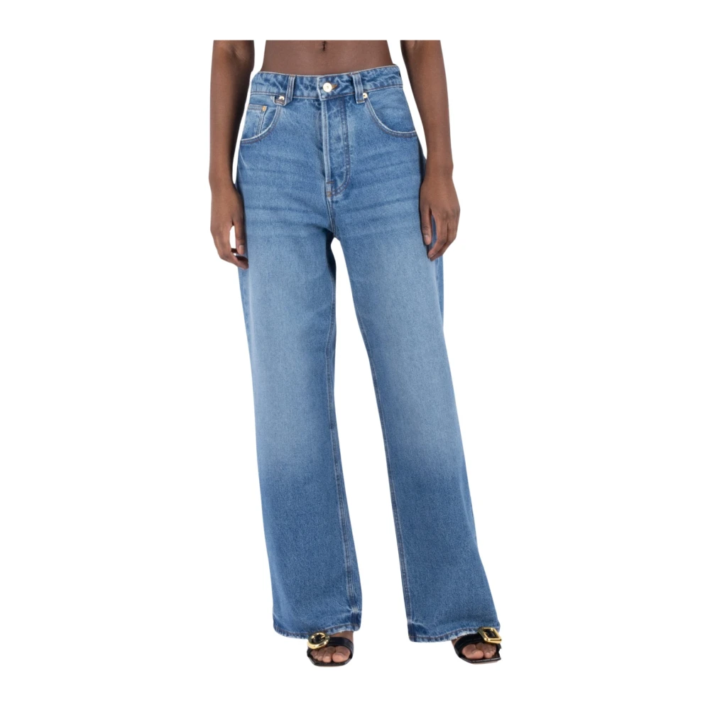 Jacquemus Wijde Pijp Denim Jeans Blue Dames
