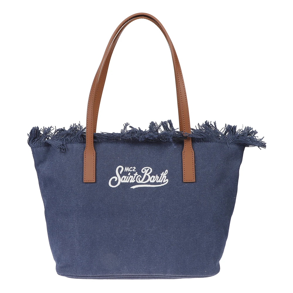 Mc2 Saint Barth Women's Blue Shopping Bags, One Size, Vanity Tote Bag