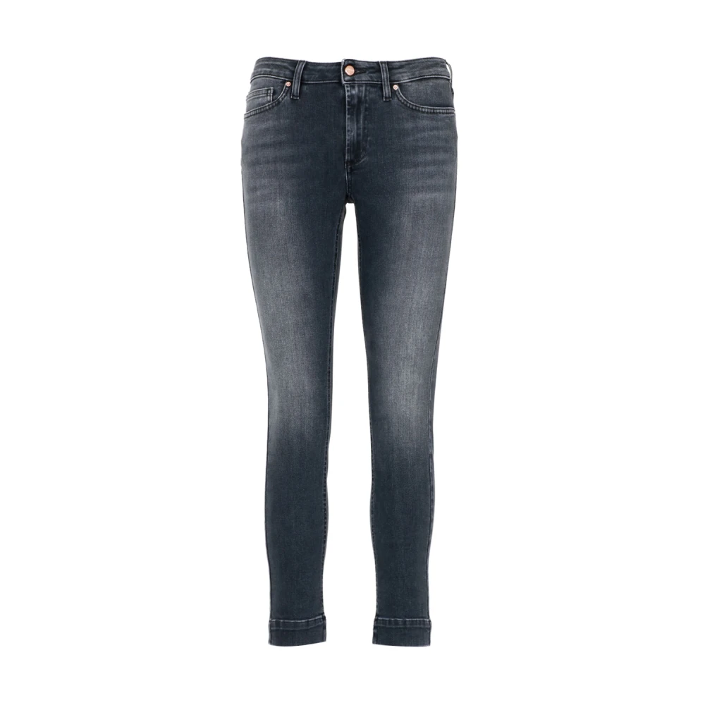 Don The Fuller Slim Fit Grijze Denim Jeans Blue Dames