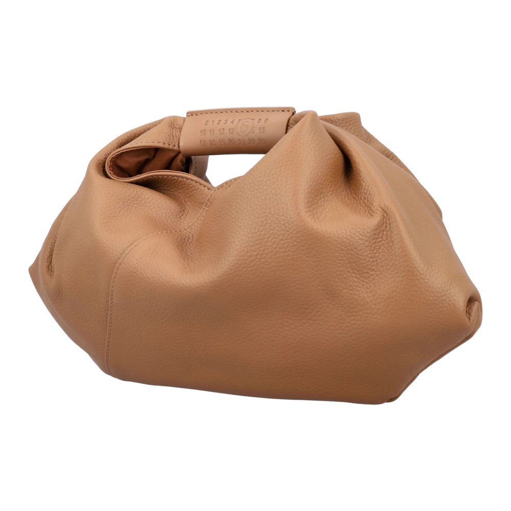 MM6 Maison Margiela Bruine leren handtas met unieke stijl Brown Dames