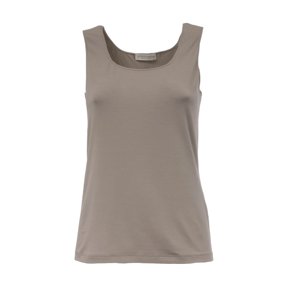 Tops > Sleeveless Tops - - Le Tricot Perugia - Modalova