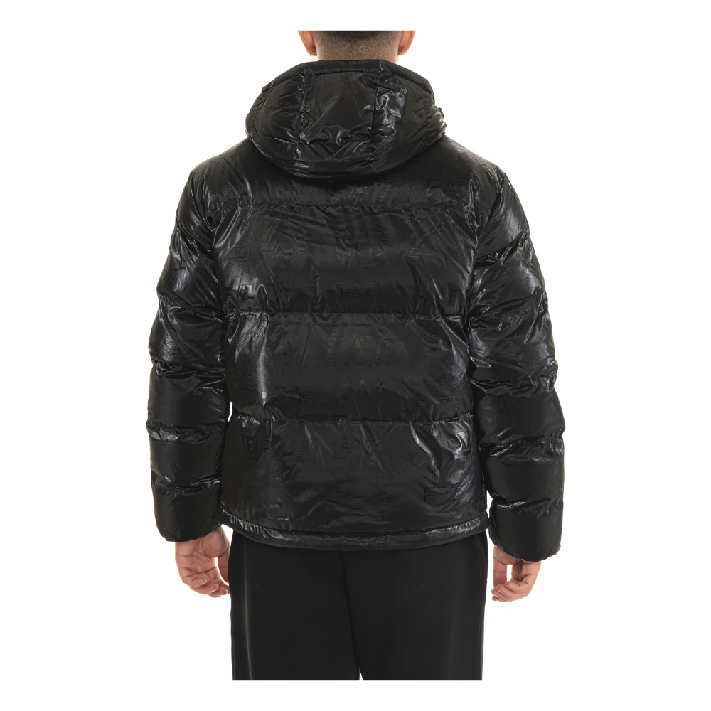 Emporio Armani EA7 Pufferjas voor Heren Black Heren