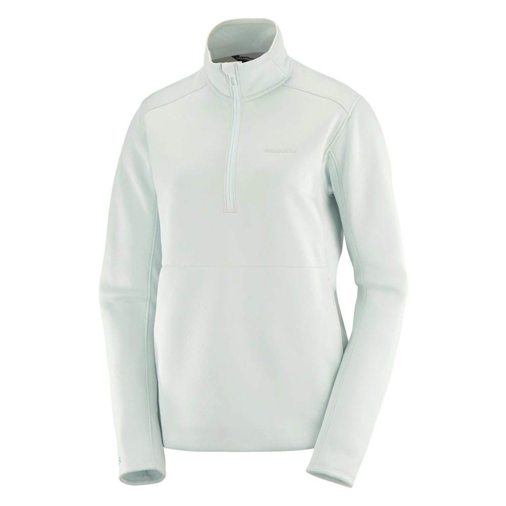 Salomon Midwarm Half Zip Sweater Blue Dames