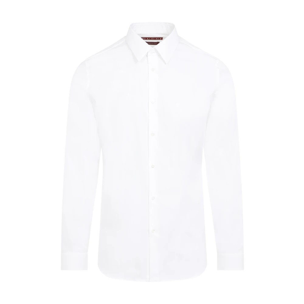 Gucci Elegante Witte Shirt voor Mannen White Heren