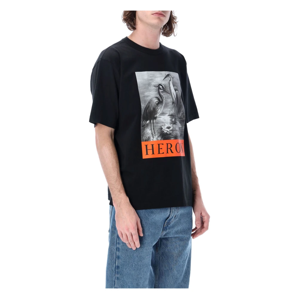 Heron Preston T-shirt met grafische print Black Heren