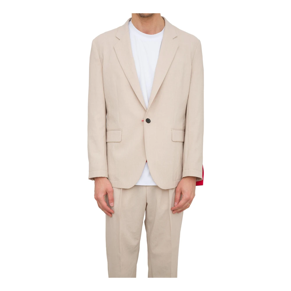 Hugo - Jackets > Blazers - Beige - Hugo - Modalova
