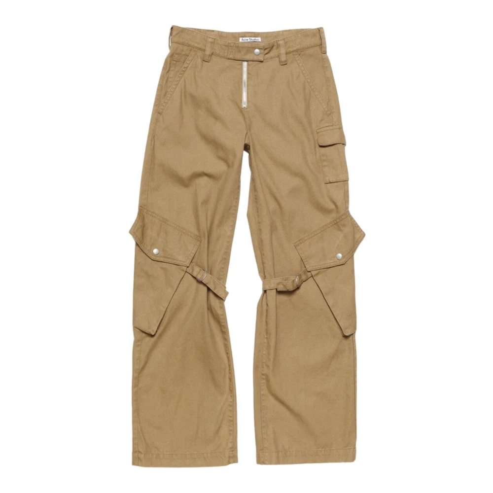 Acne Studios Tapered Trousers Beige Dames