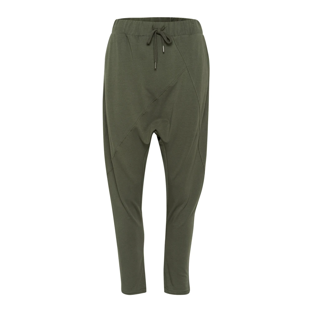 Cream Relaxed Fit Sweatpants Deep Depths Green Dames