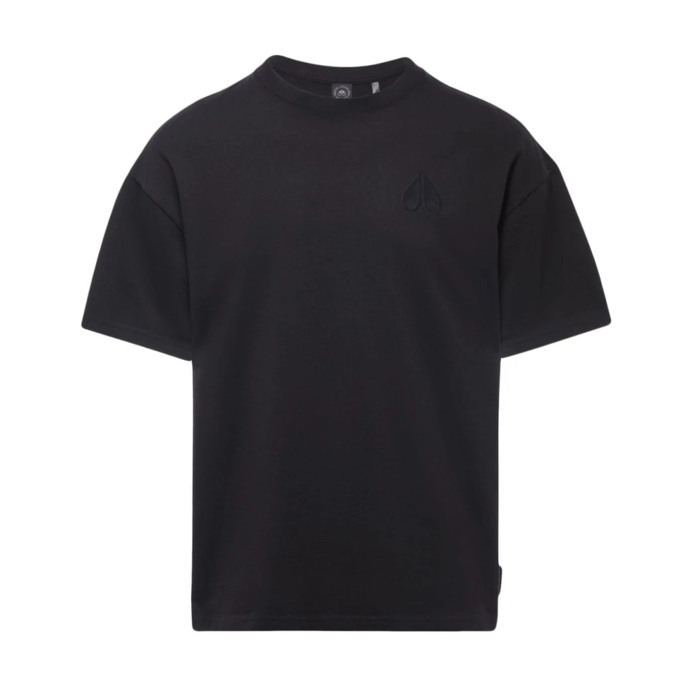 Moose Knuckles Men's Black T-Shirts And Polos