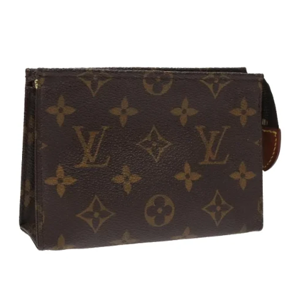 Louis Vuitton Vintage Pre-owned Canvas pouches Brown Dames
