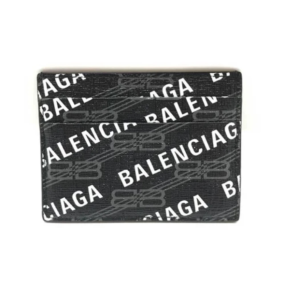Balenciaga Vintage Pre-owned Leather wallets Black Dames
