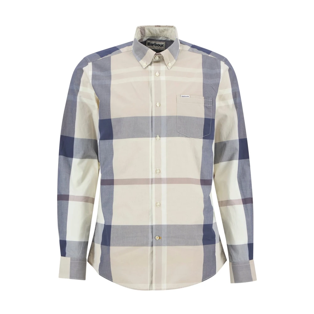 Barbour Men's Beige Casual Shirts, M, Harris Tailored Shirt