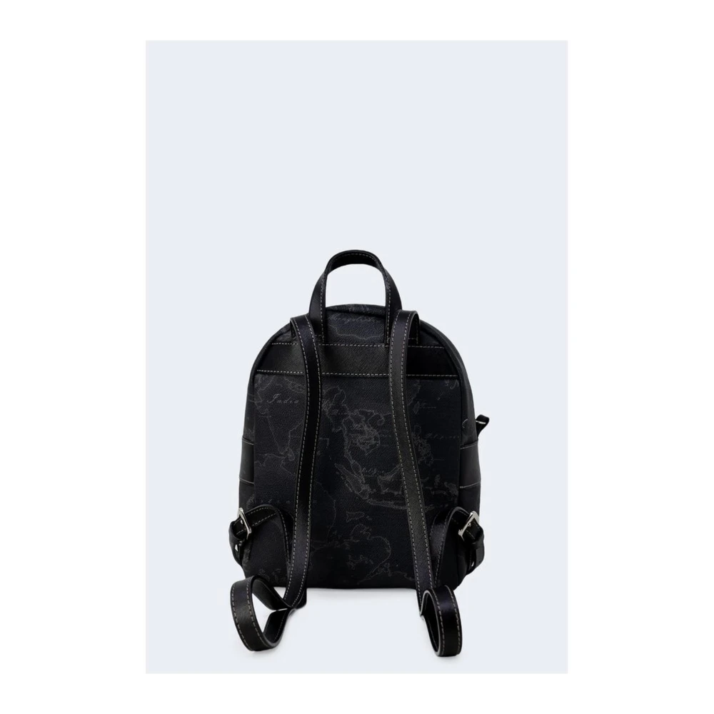 Alviero Martini 1a Classe Zwarte leren rugzak voor dames Herfst Winter Black Dames