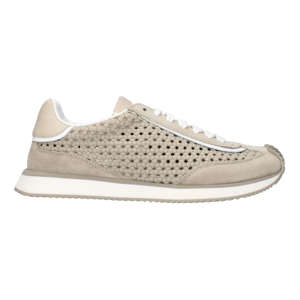 Dolce & Gabbana Men's Beige Cushion Trainers - Sneakers - 8 1/2 Uk- Shoes