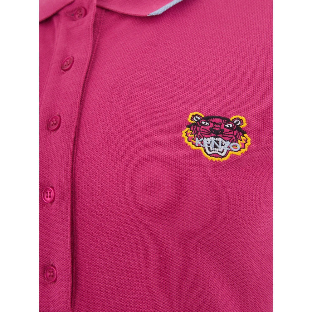 Kenzo Polo Shirts Pink Dames