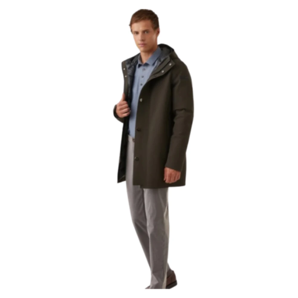 RRD Seamless Surflex Parka Jas Green Heren