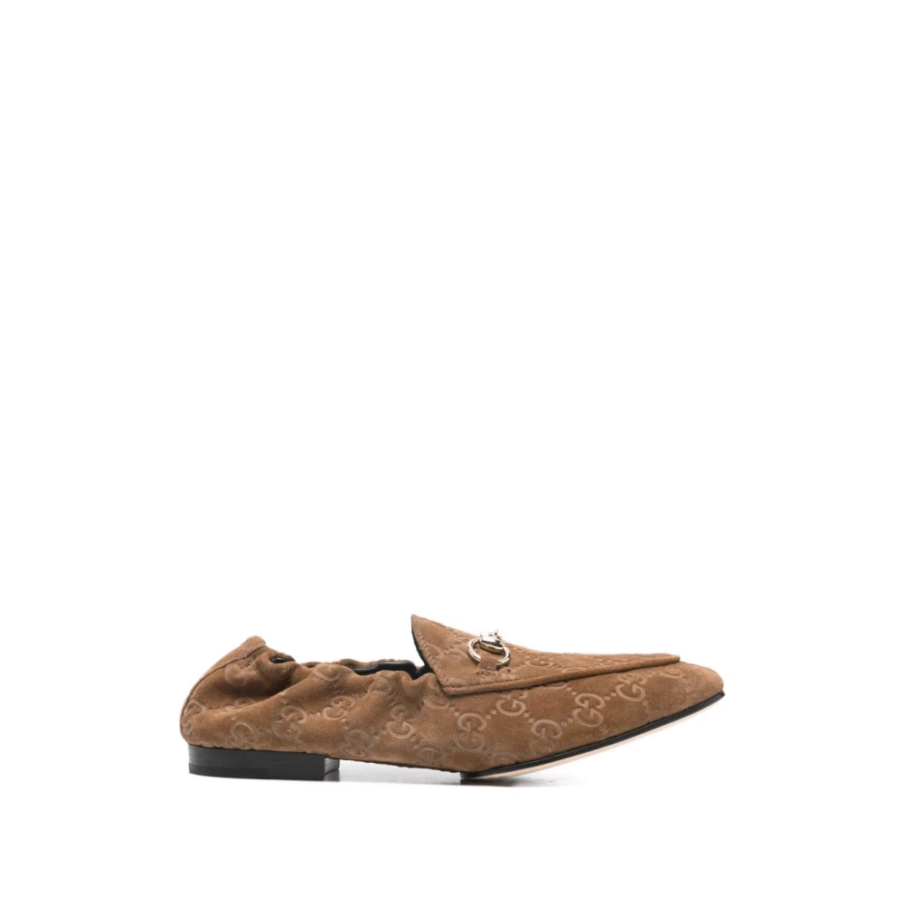 Gucci Women's Brown Jordaan Loafers - Loafers - 3 Uk - Shoes