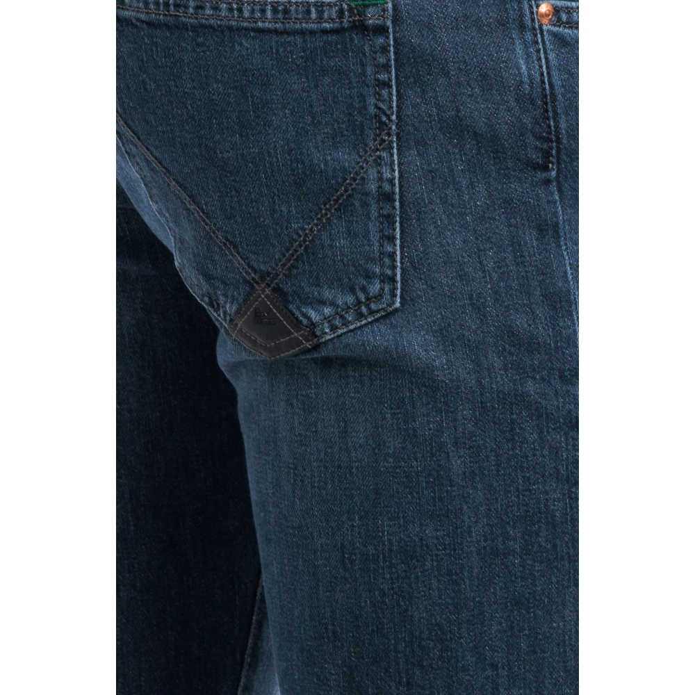 Roy Roger's Vintage Stone Denim Stretch Jeans Blue Heren