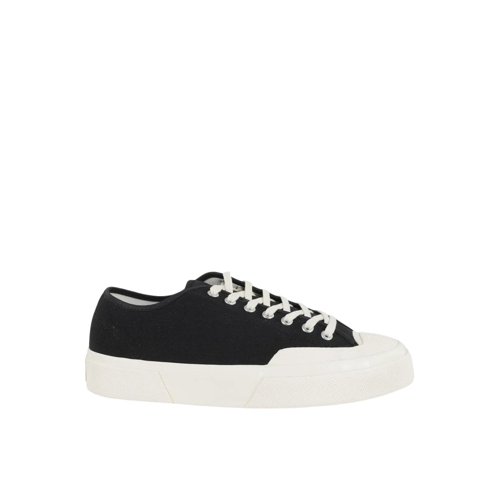 Superga Men's Black Sneakers, 11 Uk, Casual Lace-Up Flat Trainers