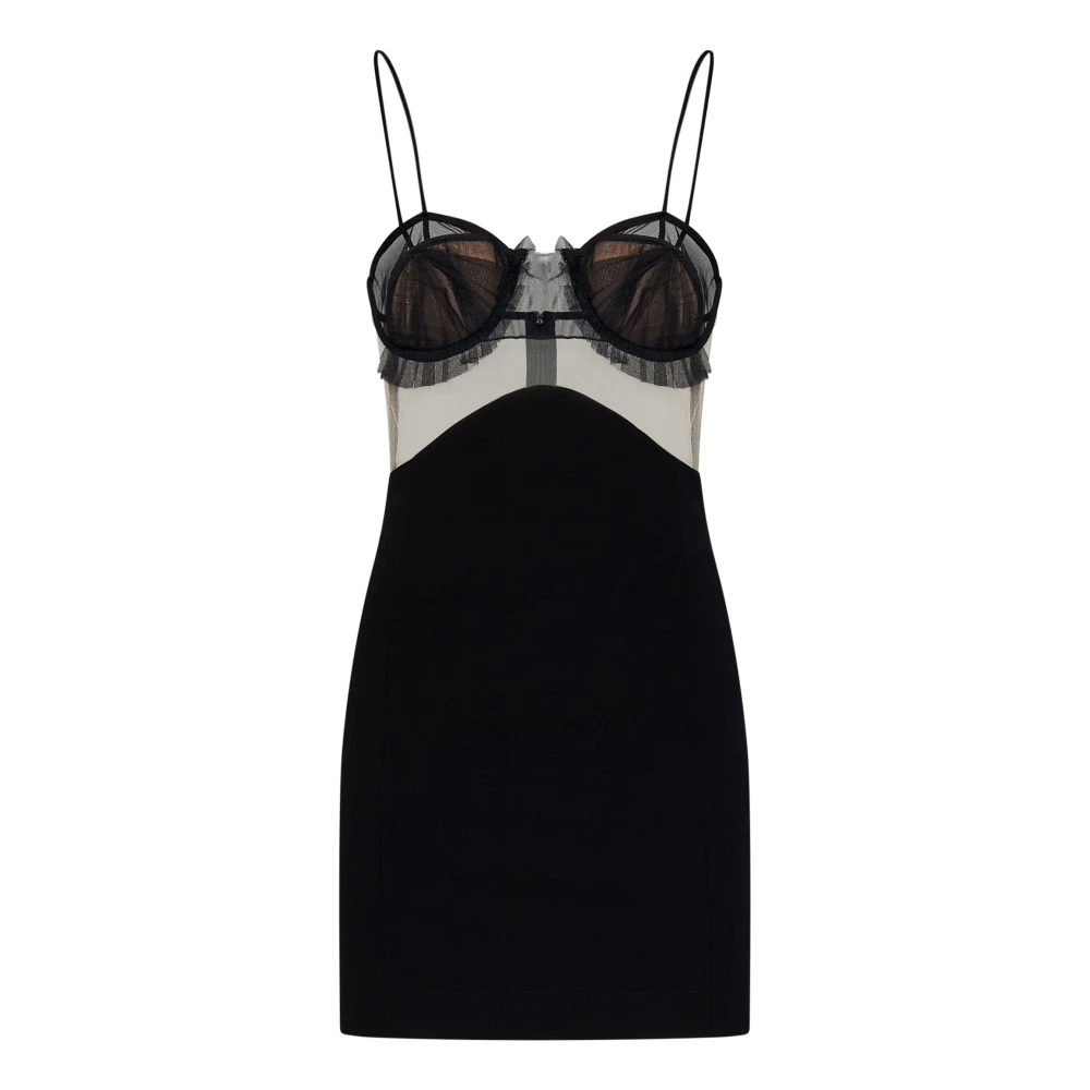 Nensi Dojaka Black Women Clothing Dress Aw23 - Female - Short Dresses - M - Dresses
