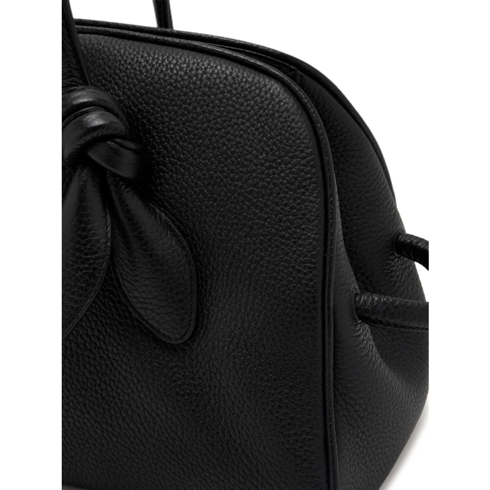 Jacquemus Zwarte Top Rits Handtas Black Dames