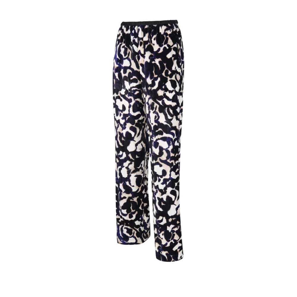 Forte Ink Rose Alchemy Flared Pant Black Dames