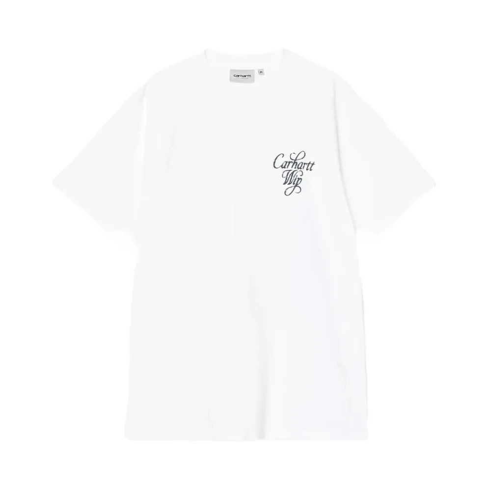 Carhartt Wip Men's White T-Shirts, L, S/S Vestige T-Shirt