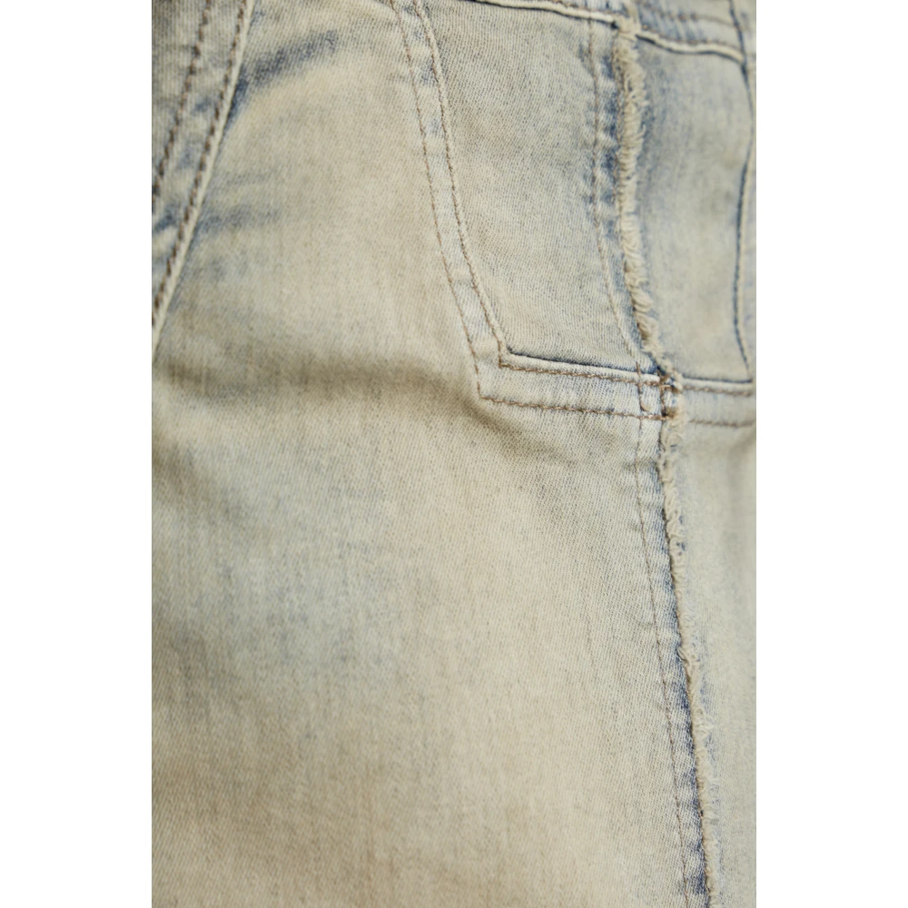 Rick Owens Denim Jurk Blue Dames