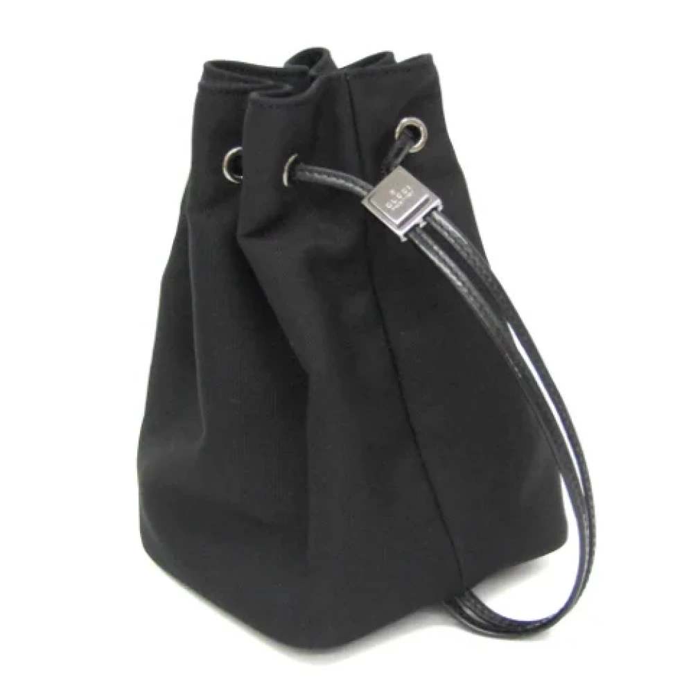 Gucci Vintage Pre-owned Canvas clutches Black Dames