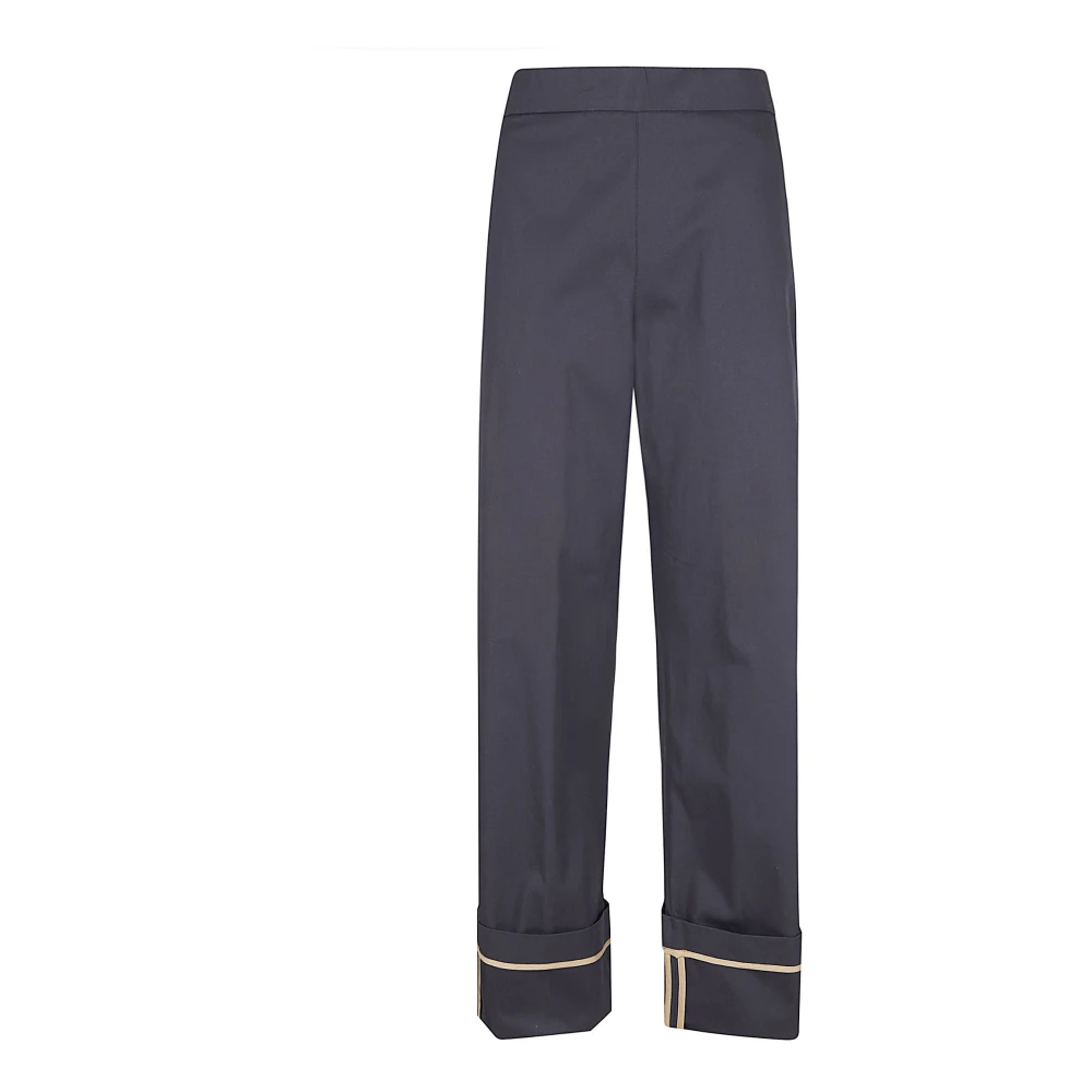 Herno Donna Blu Pantaloni, 2XS, New,