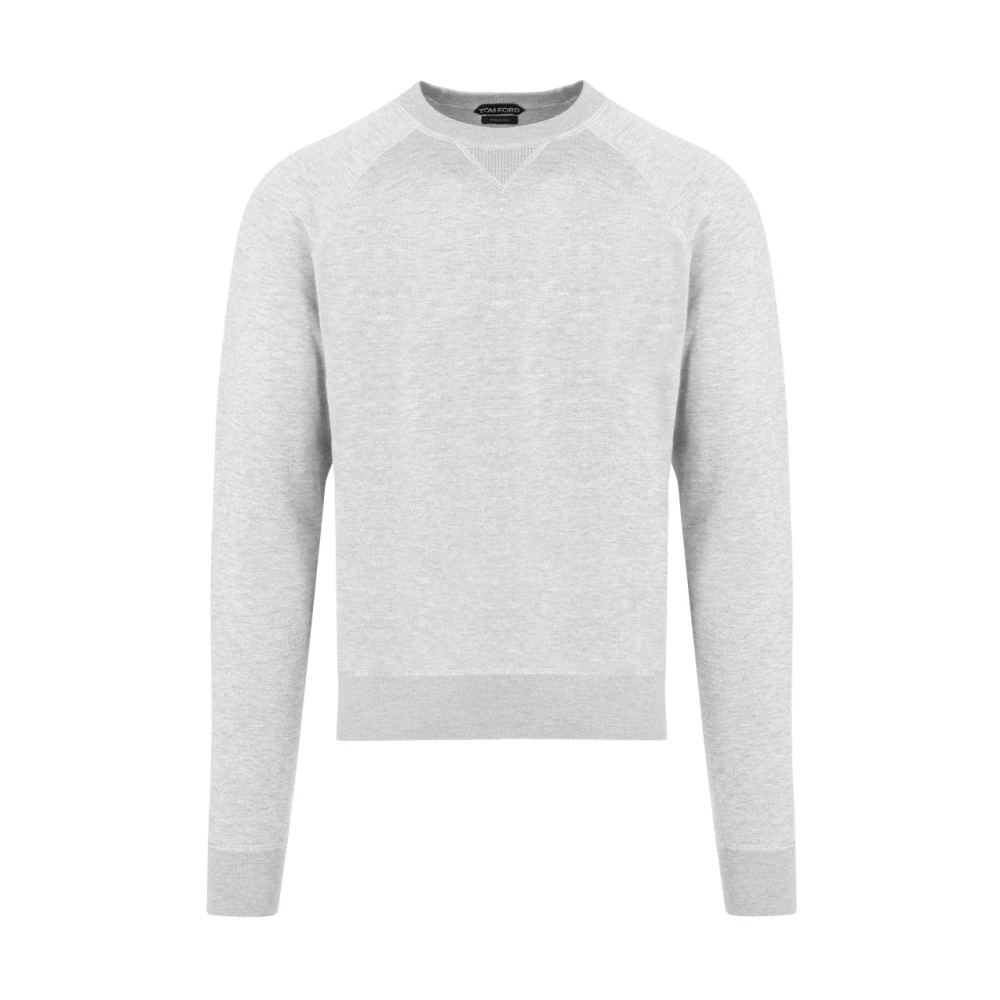 Tom Ford Grijze Crewneck Sweater Ss24 Gray Heren