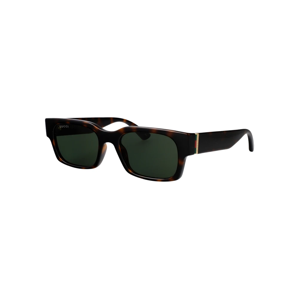 Gucci Brown Sunglasses, Male, 52 Mm, Rectangle Sunglasses