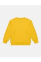 enfants-sweatshirt-a-col-rond-jaune-avec-sylvester-the-cat-dessine-en-rouge