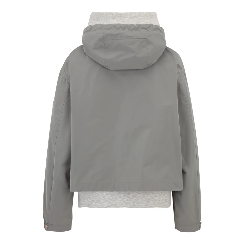 Gil Bret Zomerjas met capuchon blouson stijl Gray Dames