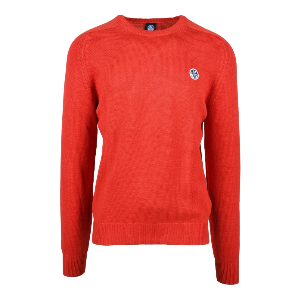 North Sails Katoenen Gebreide Trui Red Heren