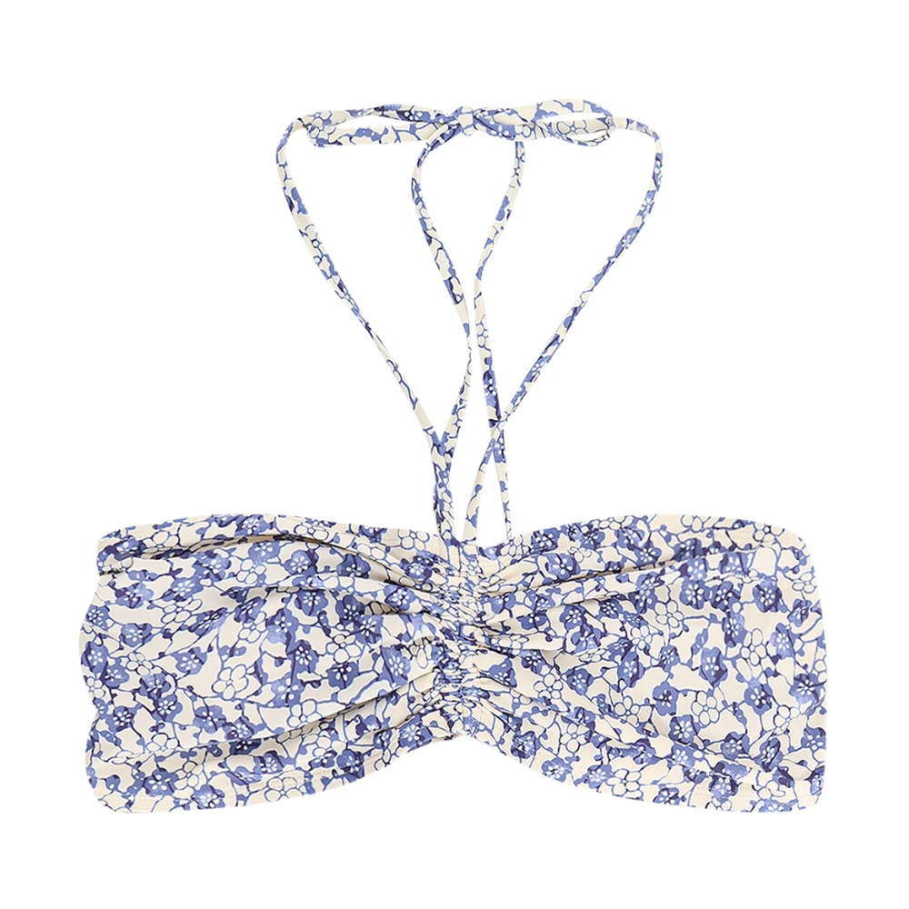 Isabel Marant Women's Blue Salma Bra - Bikinis - M - Swimwear