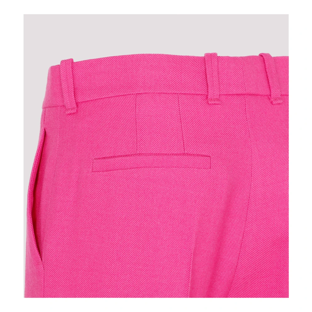 Chloé Wide Trousers Pink Dames