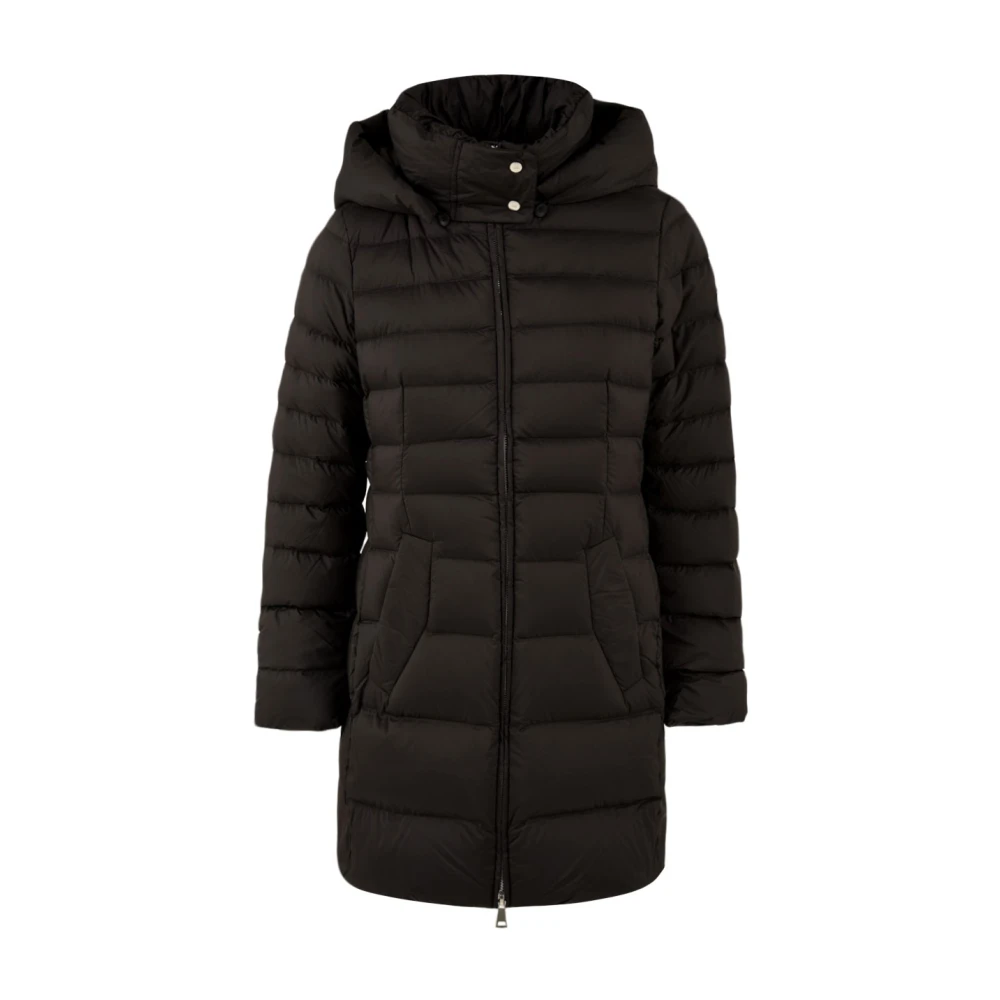 Add Women's Black Down Coats, S, Coat For