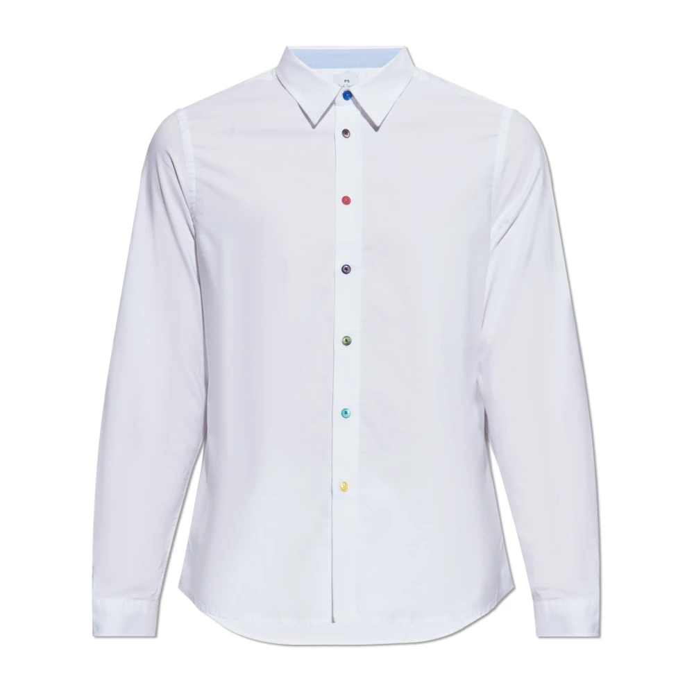 PS By Paul Smith Katoenen shirt White Heren