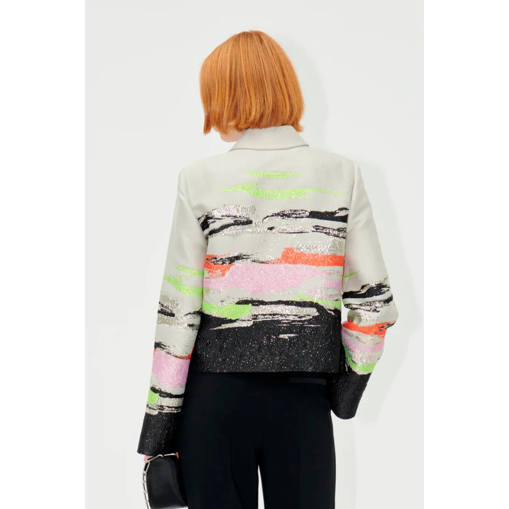 Stine Goya Abstract Metallic Knoopjas Multicolor Dames